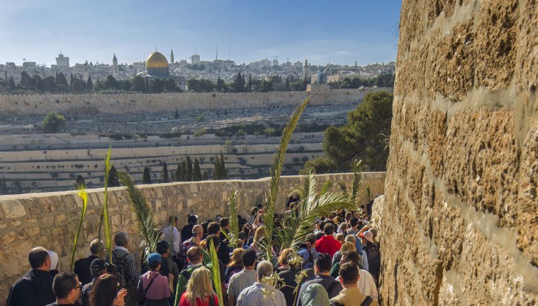 Jerusalén, en Semana Santa